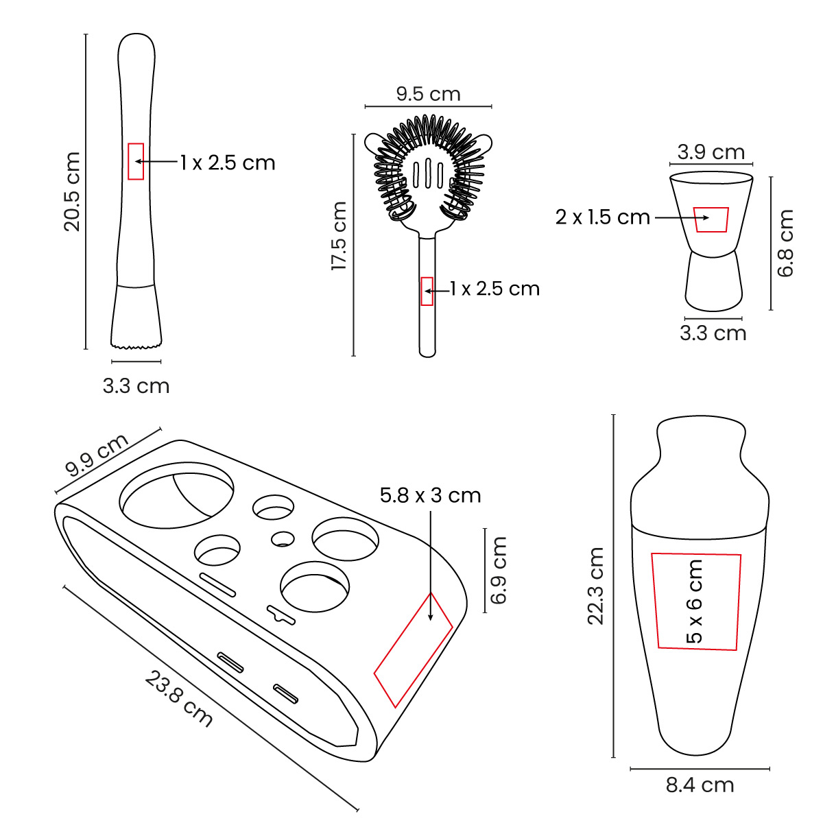 SET SHAKER MIXARE - Image 2