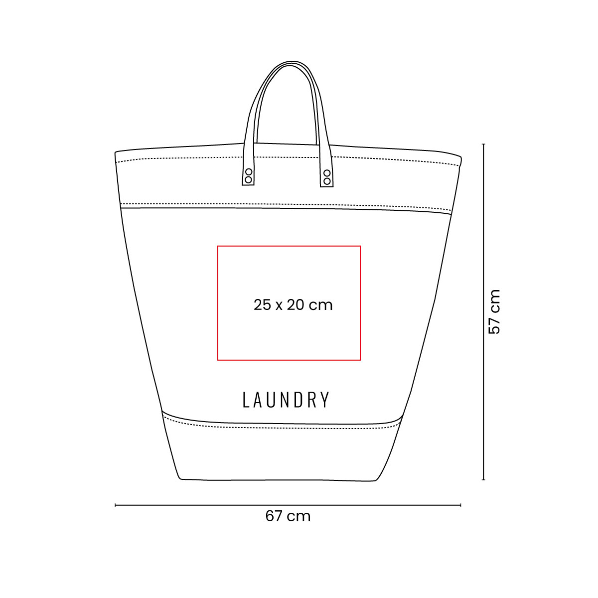 CESTO PARA ROPA ZOE - Image 2