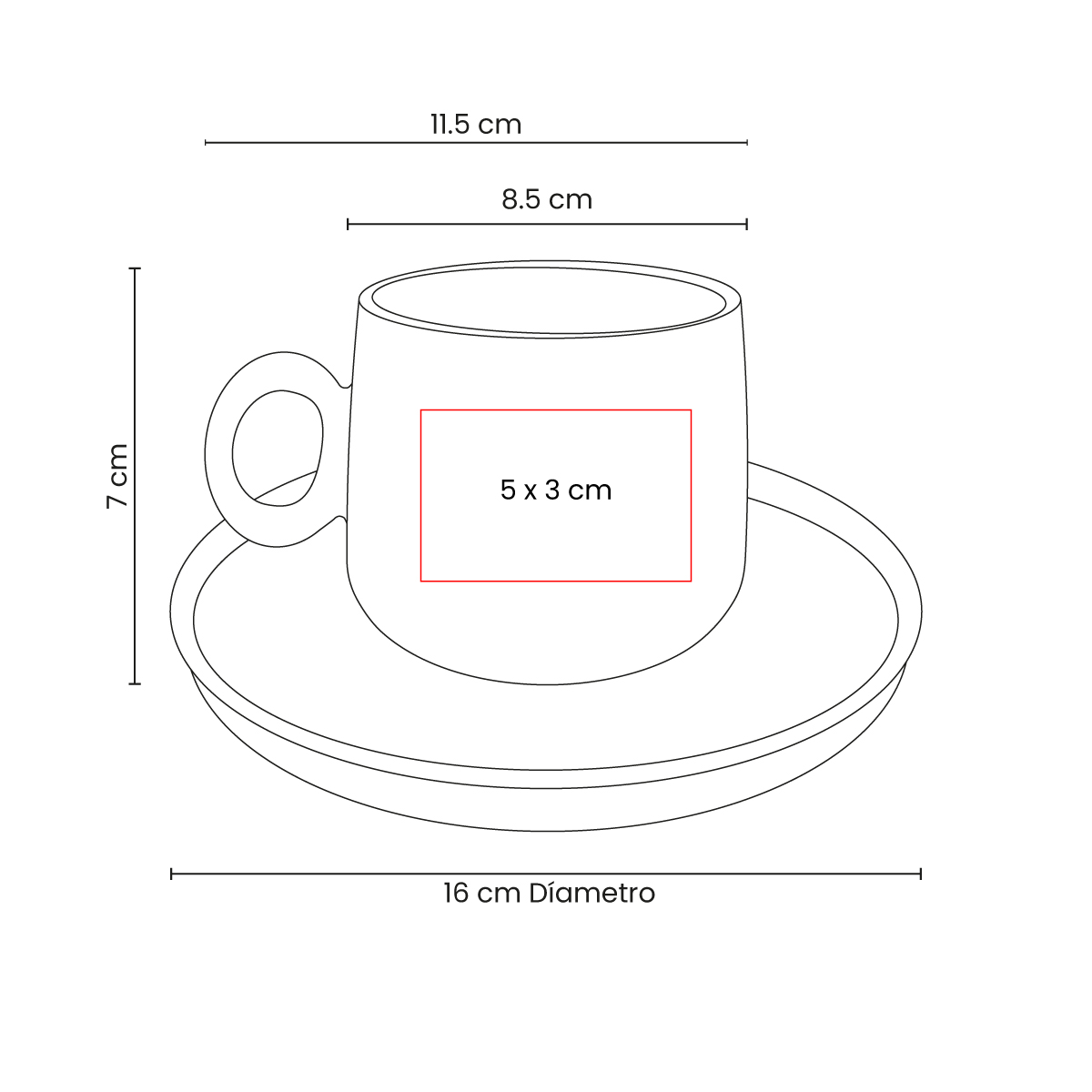 SET DE TAZA ZAPHIR - Image 2